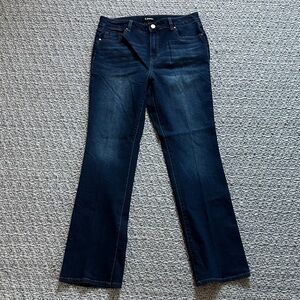 d. jeans Women's Deep Blue Boot Cut Jeans